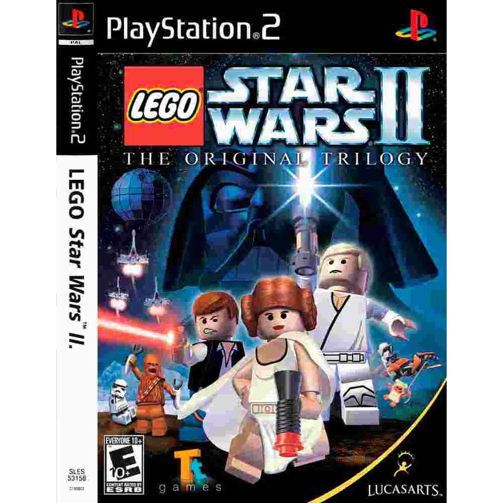 แผ่นเกมส์ LEGO Star Wars II The Original Trilogy PS2 Playstation 2 คุณภาพสูง ราคาถูก