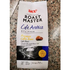 กาแฟคั่วชนิดเมล็ด Ucc Rost master cafe arabrica Roasted coffee Beans 250g.