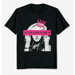 แขนสั้นcrew neckเสื้อยืด พิมพ์ลาย Britney Spears สไตล์วินเทจ เหมาะกับของขวัญ สําหรับผู้ชายS-XXXXL