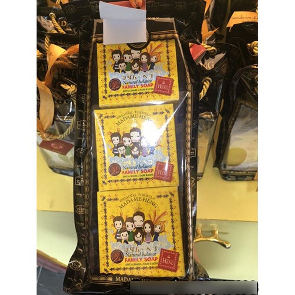 💖ของแท้ มาดามเฮง สบู่แฟมิลี่ 150กรัม X 3ก้อน สูตรต้นตำรับมาดามเฮง Madame heng natural balance family