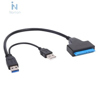 Norxsata To Dual Usb3 . 0 อะแดปเตอร์สายเคเบิ้ลความเร็วสูงสําหรับ External 2 . 5 นิ้ว Sata / Hdd