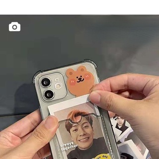 【พร้อมส่ง】เคสและซองมือถือ with a Jackson Card โปร่งใส เคสฝาพับ Can Insert Photos