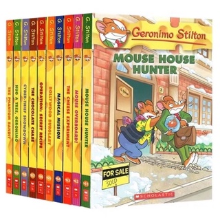 พร้อมส่ง) Geronimo Stilton 61-70 ( 1 ชุดมี 10 เล่ม) หนังสือเด็ก หนังสือภาษาอังกฤษ