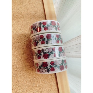 🌹 ROSE VINE WASHI TAPE VALENTINE 🌹 วาชิเทป เทป กุหลาบ กุหลาบแดง 🌹