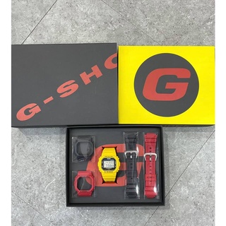 G-SHOCK DWE-5600R-9 มาพร้อมกรอบสายไว้เปลี่ยน อีก2 ชุด  ของแท้เท่านั้น ประกันศูนย์CMG