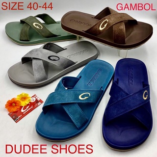 รองเท้าแตะแบบสวม (SIZE 40-44) GAMBOL (ของแท้) รองเท้าแตะพื้นนุ่ม