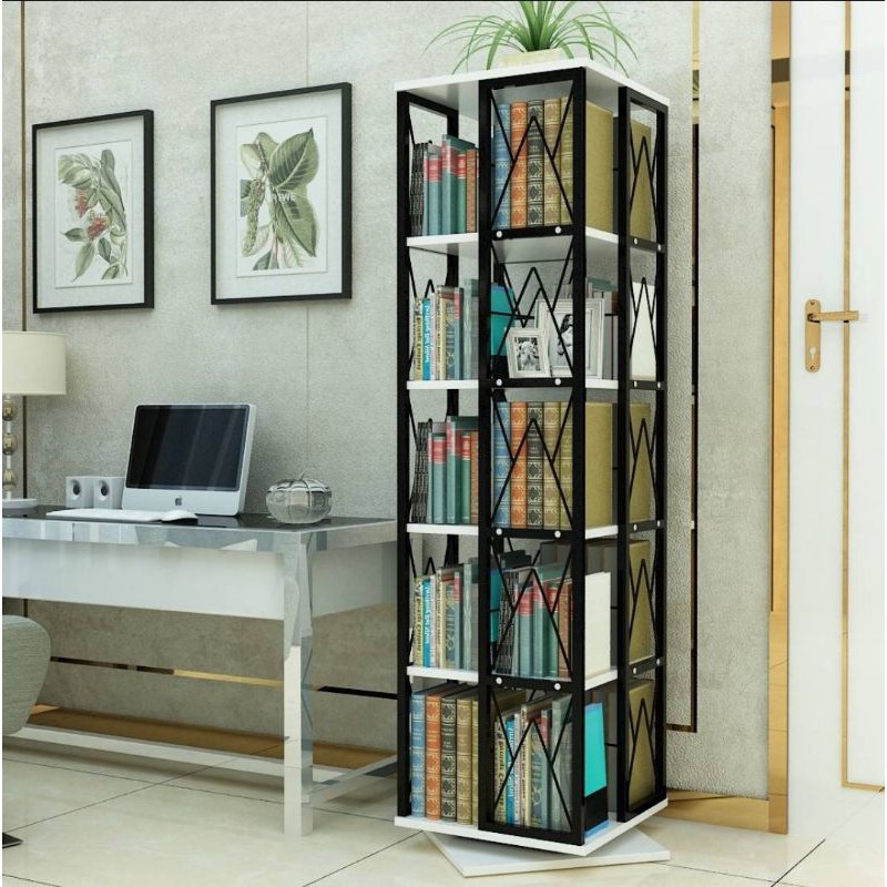 ชั้นวางหนังสือ 360 องศา HG6390