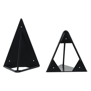 แขนรับชั้นเหล็กสามเหลี่ยม HP สีดำด้านTRIANGLE BRACKET HP MATTE BLACK