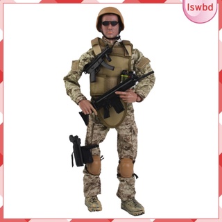 [In Stock] ฟิกเกอร์ Swat Soldier 1: 6. 12 นิ้วและอุปกรณ์เสริม