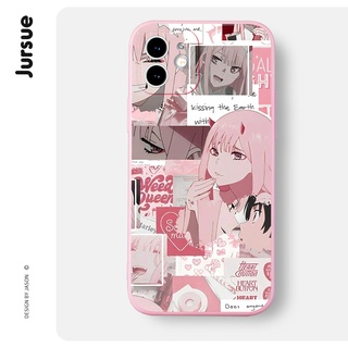 JURSUE เคสไอโฟน เคสซิลิโคนนุ่มกันกระแทกการ์ตูนอนิเมะตลก เคสโทรศัพท์ Compatible for iPhone 14 13 12 11 Pro Max SE 2020 X XR XS 8 7 6 6S Plus พลัส XYH541