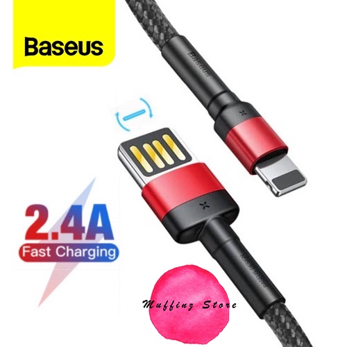 #Baseusของแท้ #สายชาร์จไอโฟน #สายชาร์จUSB #ชาร์จไว2.4A #ส่งไวจากไทย