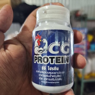 CG PROTEIN ซีจีโปรตีนแบบเม็ดสำหรับไก่ชน 60แคปซูล