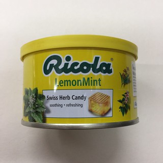 Ricola 100 กรัม มี 2 รส เลมอนมินท์ กับออริจินัลเฮิร์บ