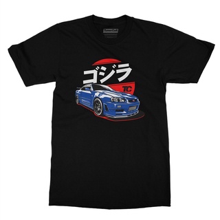 คอลูกเรือเสื้อยืด ลาย Gojira Skyline Gtr Jdm Tuner 2022 สําหรับรถยนต์S-5XL