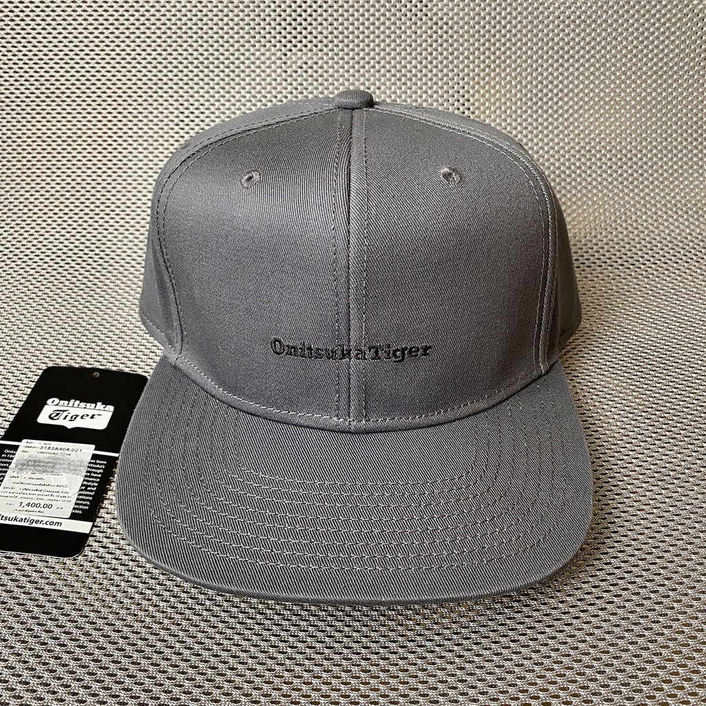 หมวก cap onitsuka tiger หมวกแก๊ปทรงเบสบอล cap โอนิซึกะ ไทเกอร์ ญี่ปุ่น ปรับสายได้ snapback hat used one time