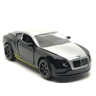 Majorette Bentley Continental GT V8 S - Breitling - Black /Silver Color /Wheels 5SVB /scale 1/64 (3 inches) no package