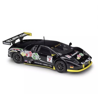 โมเดลรถเหล็กLamborghini Murcielago FIA-GT 1:24 ประตูทั้งข้างสามารถเปิดได้รายละเอียดสวยเป็นงานโมเดลสำหรับการโชว์