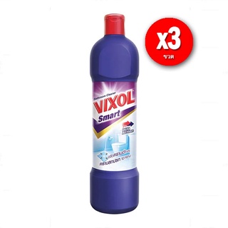 Vixol วิกซอล พลัสน้ำยาทำความสะอาดห้องน้ำสีม่วง สูตร Duo Action  900มล.(แพ็ค 3) (8850092016401)