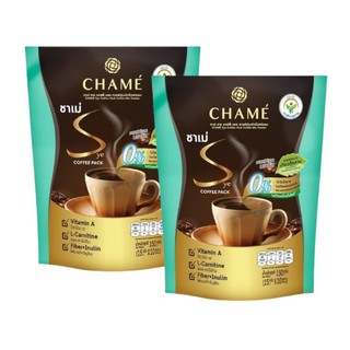 (2 ชิ้น) CHAME’ Sye Coffee Pack (ชาเม่ ซาย คอฟฟี่ แพค) สูตรเจียวกู้หลาน กาแฟชาเม่ บรรจุถุงละ 10 ซอง