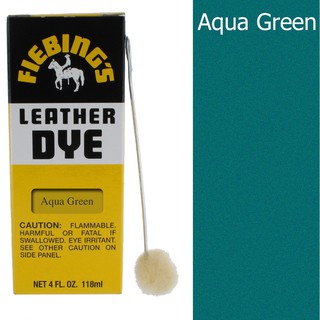 Fiebings Leather Dye สีย้อมหนัง Aqua Green