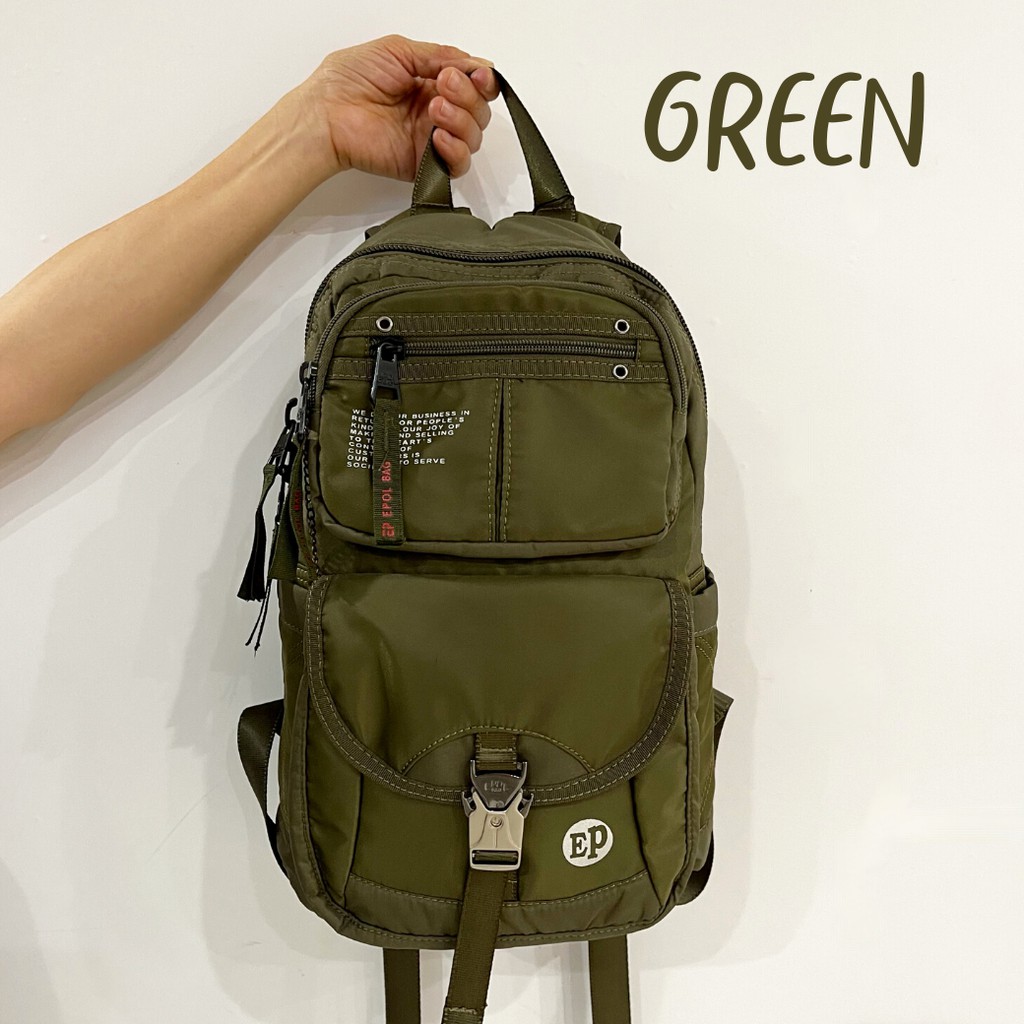 กระเป๋าเป้ Epol Backpack 13นิ้ว , 15นิ้ว Green