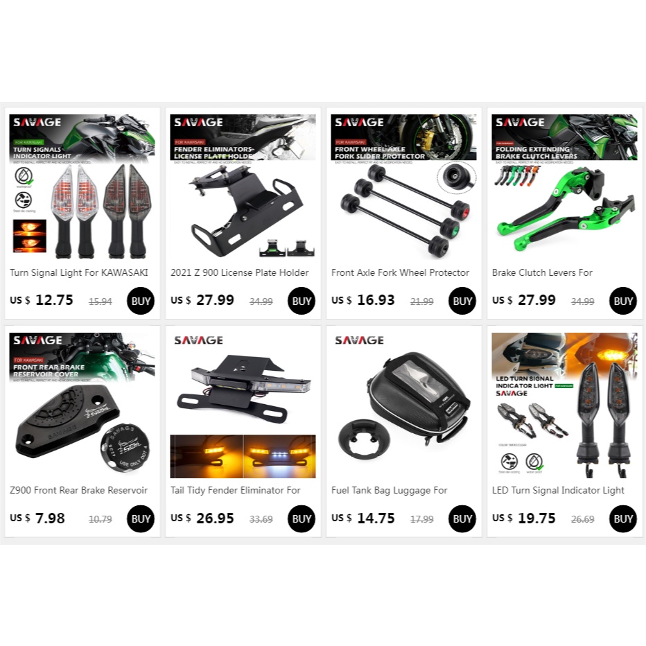 ราคาต่ำสุดLED Turn Signal Indicator Light For KAWASAKI Z1000 Z900 Z800 ...