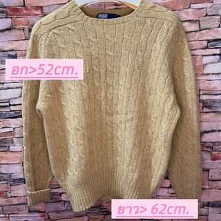 cable swerter polo ralph luaren wool (มือ2)
