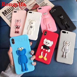 OPPO A71 F1S A39 A57 A37 Neo 9 Phone Case Cute Carton Kaws Bear Soft Cover