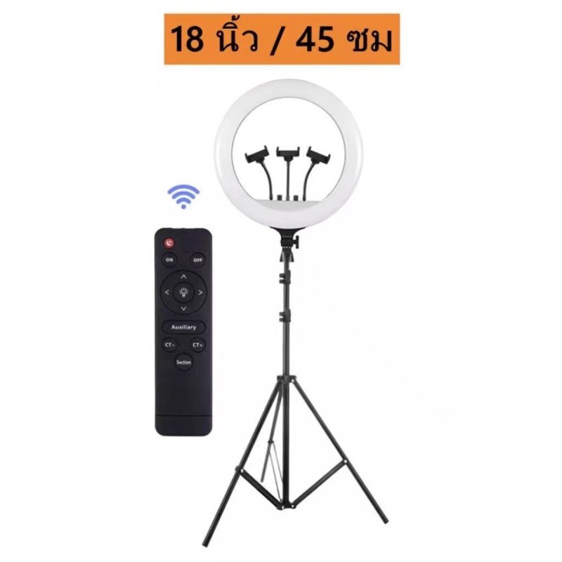 ไฟไลฟ์สด รุ่น LED RING ขนาด 14/18/21 นิ้ว มีช่องUSBสามารถชาร์จแบตโทรศัพท์ได้ ไฟแต่งหน้า ไฟLive สด ปรับสีได้ 3 โหมด มีUSB