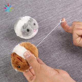 Cute Cat Toys Plush Fur Toy Shake Movement Mouse Pet Kitten Funny Rat Safety Plush Little Mouse Interactive Toy Gift TCH