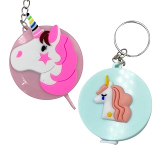 สายวัดยูนิคอร์น พวงกุญแจยูนิคอร์น ยาว 150 ซม. Unicorn Tape Measurement Ruler Keychain 150 cm.