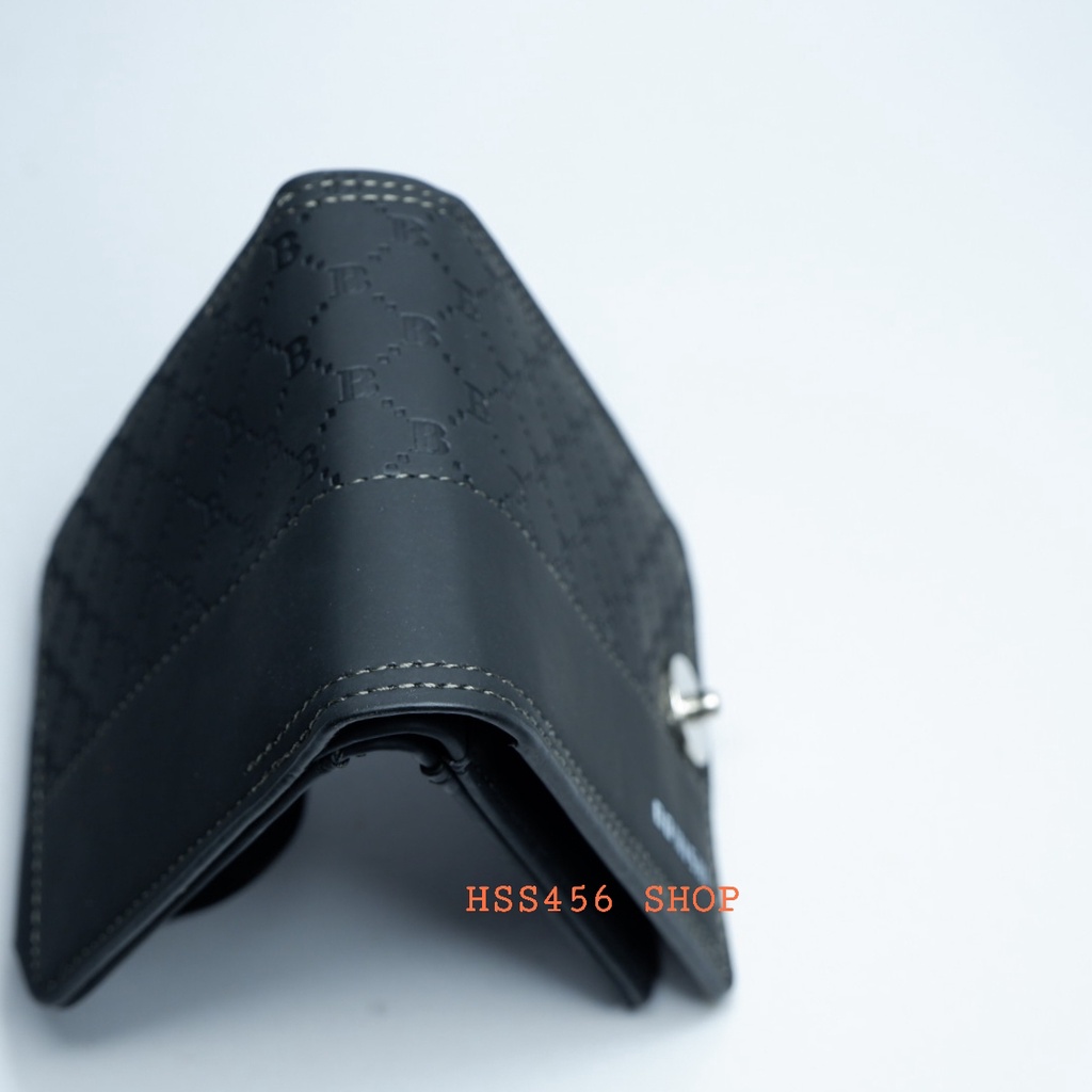 กระเป๋าสตางค์ผู้ชาย BOMSHI ขนาดเล็ก #XH-005 กะดุมครึ่ง - รูปที่ 5