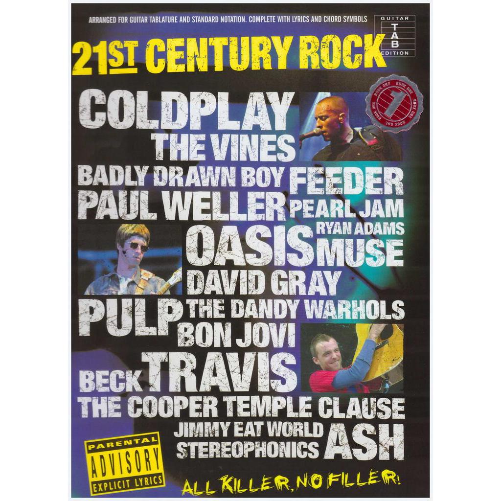 21st Century Rock Tab 1 / Guitar Tab Edition / Vocal Book / Voice Book / Guitar Gitar Book