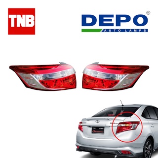 DEPO ไฟท้าย โคมไฟ Toyota Vios โตโยต้า วีออสปี 2013-2015