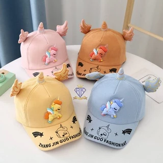 Fairy kids หมวกแก๊ปเด็ก แฟชั่นน่ารักๆทำจากผ้าฝ้ายนุ่มที่มีคุณภาพสูงและใช้งานง่าย หมวก 47-52 cm. A0044