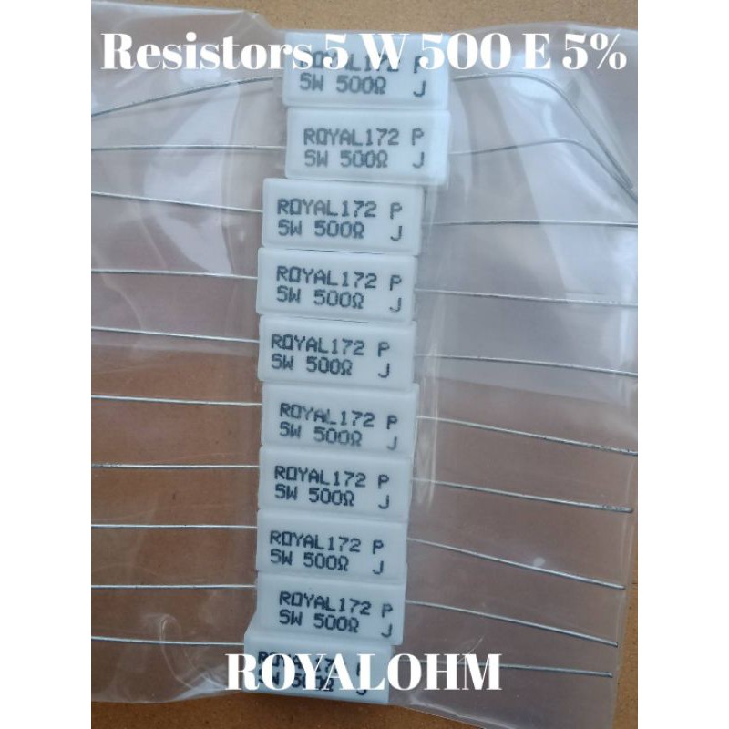 ตัวต้านทาน 5W 5% Resistors