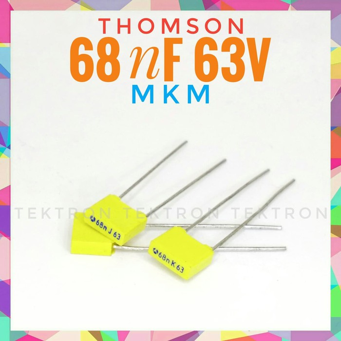 ทอมสัน 68nF 63V MKM 6863 68 nF KpF เดิม
