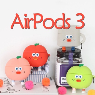 เคสหูฟัง รูปมะเขือเทศ สีแดง สําหรับ Airpods 3gen Airpods 3 Airpods 2021 AirPods2gen