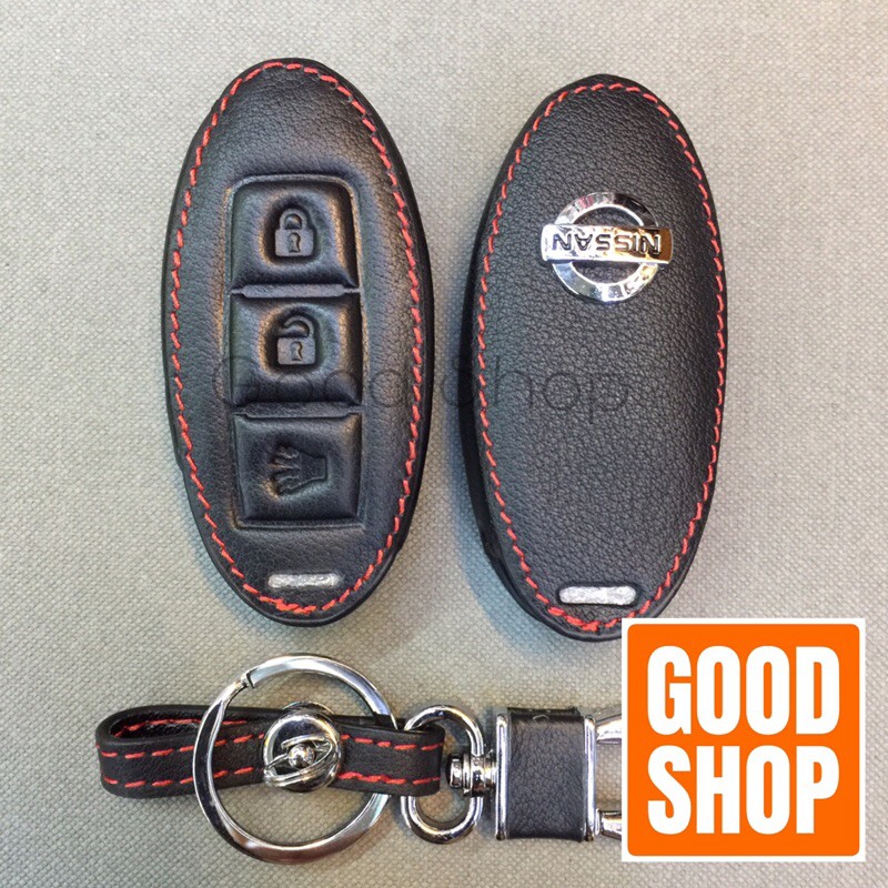 หุ้มรีโมท รถยนต์ แบบหนัง NISSAN MARCH/ JUKE/ CUBE/ PULSAR/ LAVINA (NS-3)