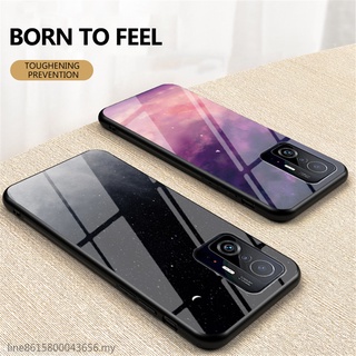 เคสโทรศัพท์มือถือกระจกนิรภัยไล่โทนสีสําหรับ Xiaomi11T Xiaomi11Tpro Mi11T Mi11Tpro Xiaomi 11T Xiaomi 11Tpro Mi 11Tpro Mi11T Pro