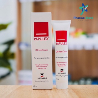 [40 mL] Papulex Oil-Free Cream ครีมบำรุง ปราบ สิว อุดตัน คุมความมัน สำหรับผิวแพ้ง่าย