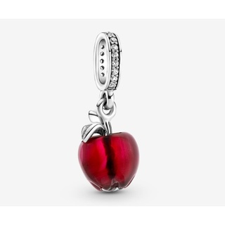 [พร้อมส่ง สินค้าแท้ 💯] Pandora Murano Glass Red Apple Dangle Charm