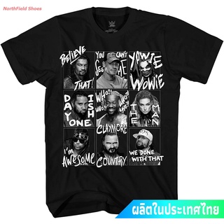 เสื้อยืดผ้าฝ้ายพิมพ์ลายแฟชั่น WWE มวยปล้ำอาชีพ มวย มวยปล้ำลีก อเมริกา World Wrestling Entertainment WWE Boys Superstars