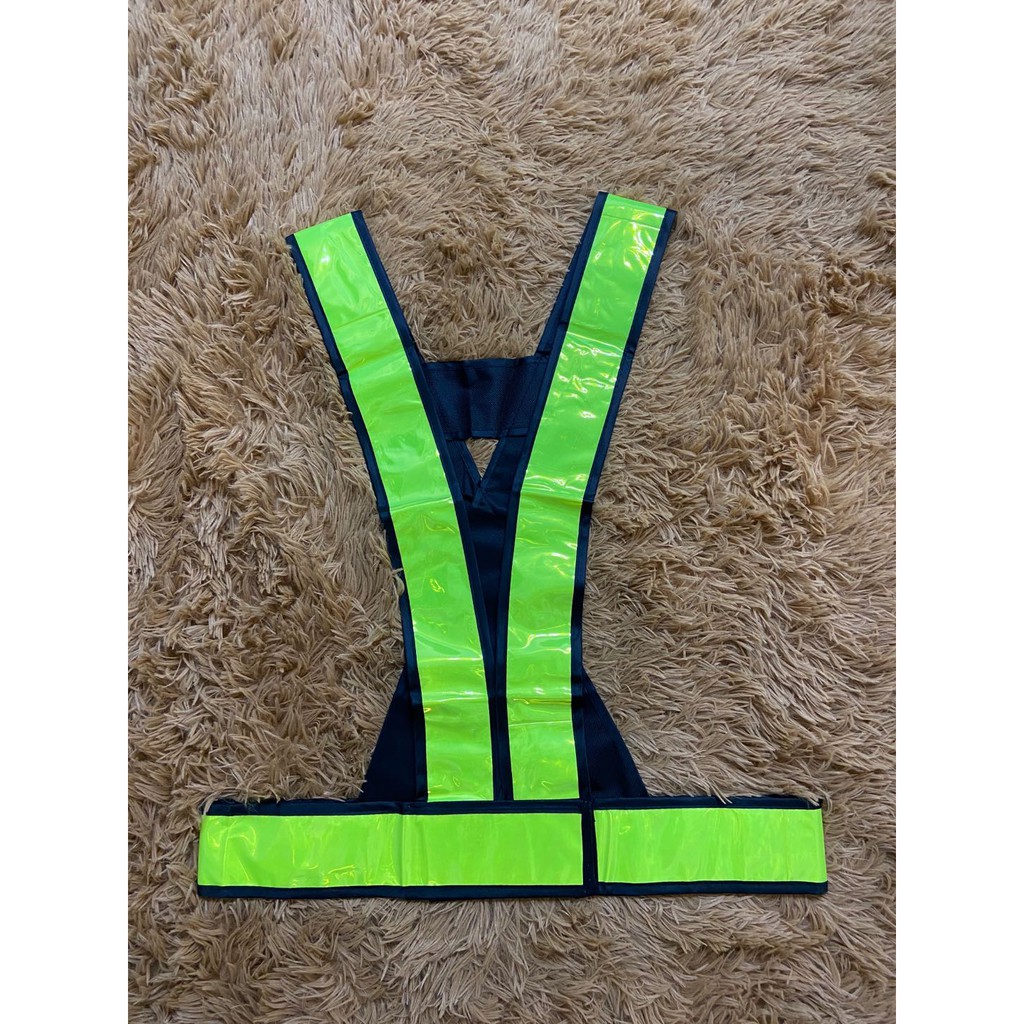 F23 Reflective Vest、เสื้อกั๊กสะท้อนแสง เสื้อจราจร ความปลอดภัย ขนาด 3 นิ้ว
