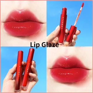 【lip Glaze】ลิปสติก เนื้อกํามะหยี่ ให้ความชุ่มชื้น ติดทนนาน