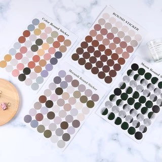 🌼[พร้อมส่ง] สติ๊กเกอร์วงกลม สติ๊กเกอร์ DIY สติ๊กเกอร์ตกแต่ง