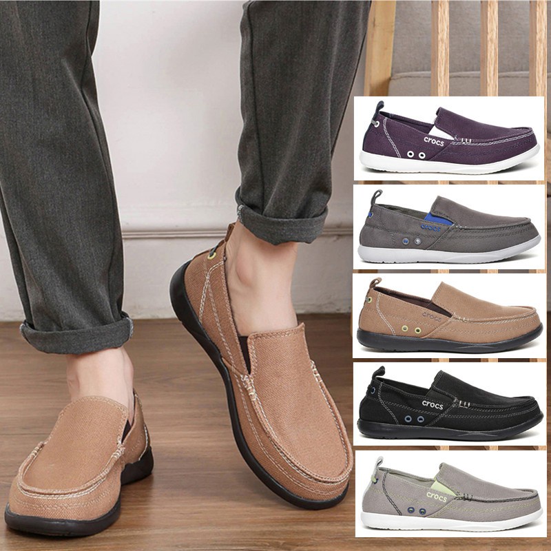รองเท้าผู้ชาย Crocs Walu Man / รองเท้า Crocs / Crocs Men / รองเท้าสลิปออนผู้ชาย