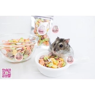 [Hamsterth] ขนม ข้าวโพดอบแผ่นหลากสี สำหรับสัตว์เลี้ยง อาหาร แฮมสเตอร์ แฟตเทล