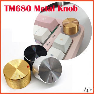 keyboard knob Tm680 ลูกบิด volume ลูกบิดโลหะอัพเกรดสําหรับ Tm680 NJ80 NJ68 TM 680 คีย์บอร์ดสำหรับแป้นพิมพ์เครื่องกล For mechanical keyboard