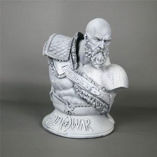 [ส่งฟรี] โมเดล God of War เครโทส Kratos วัสดุ Resin สูง 27cm